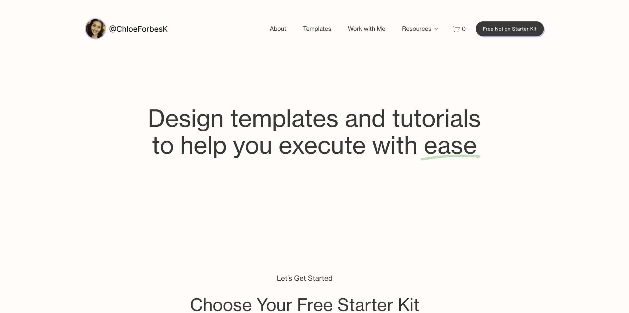 Chloe Forbesk UX/UI design website built on Squarespace