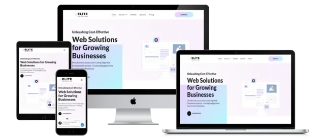 Elite Web Solutions website design