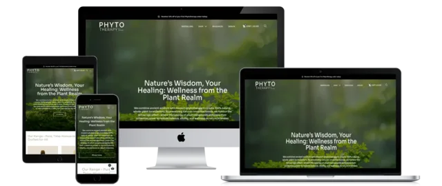 Phytotherapy Store website design