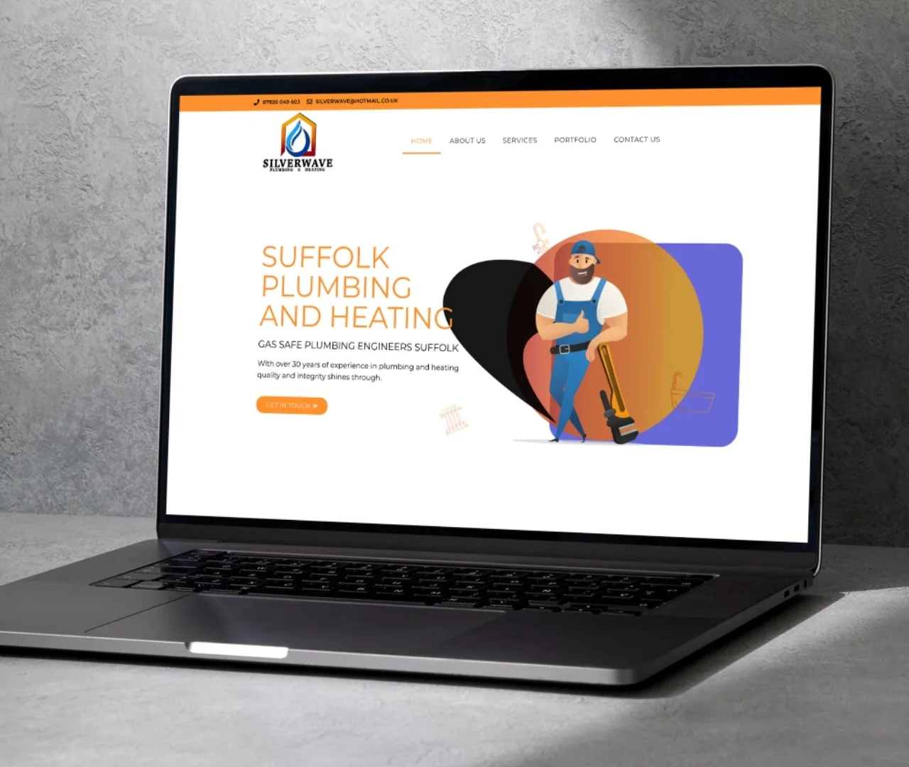 Silverwave website design