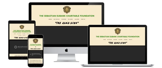 The Sebastian Eubank Foundation website design